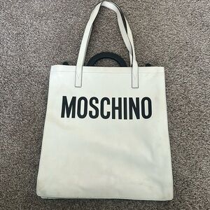 White Moschino shopper bag